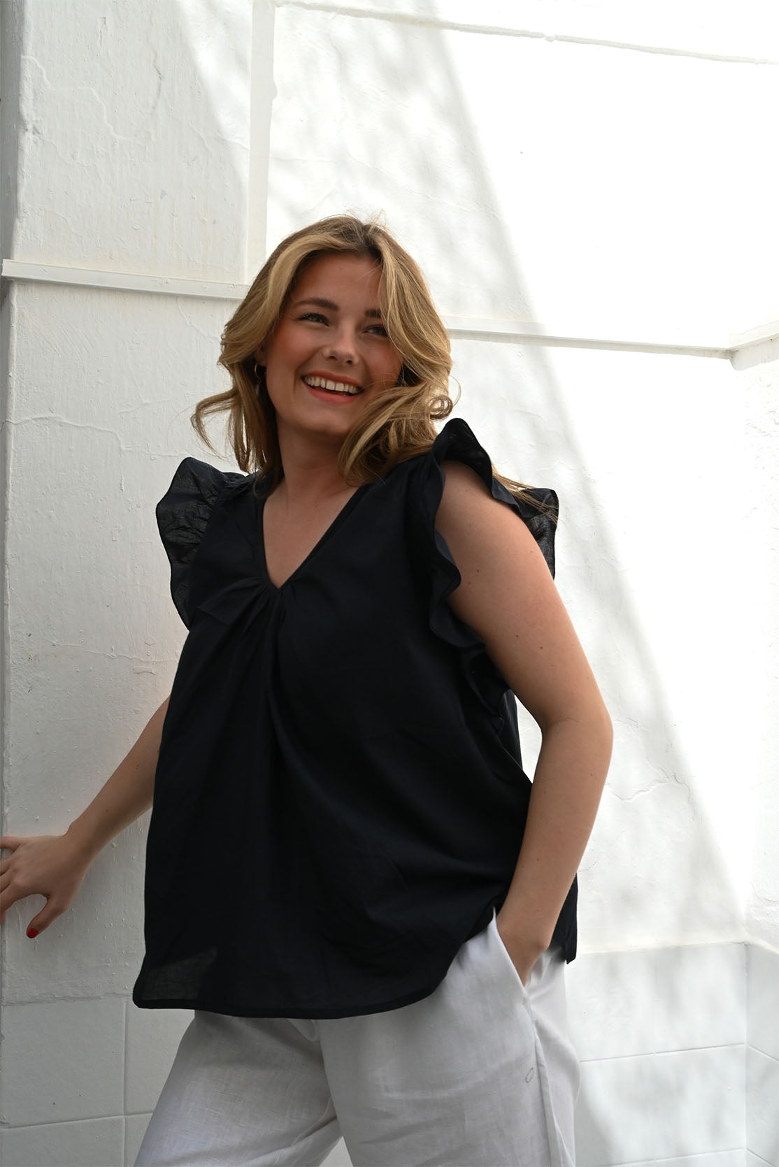 Butterfly Blus svart