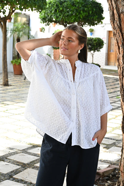 Agnes Blus Vit