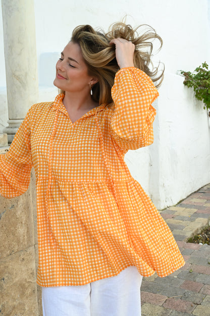 Ewa blus orange