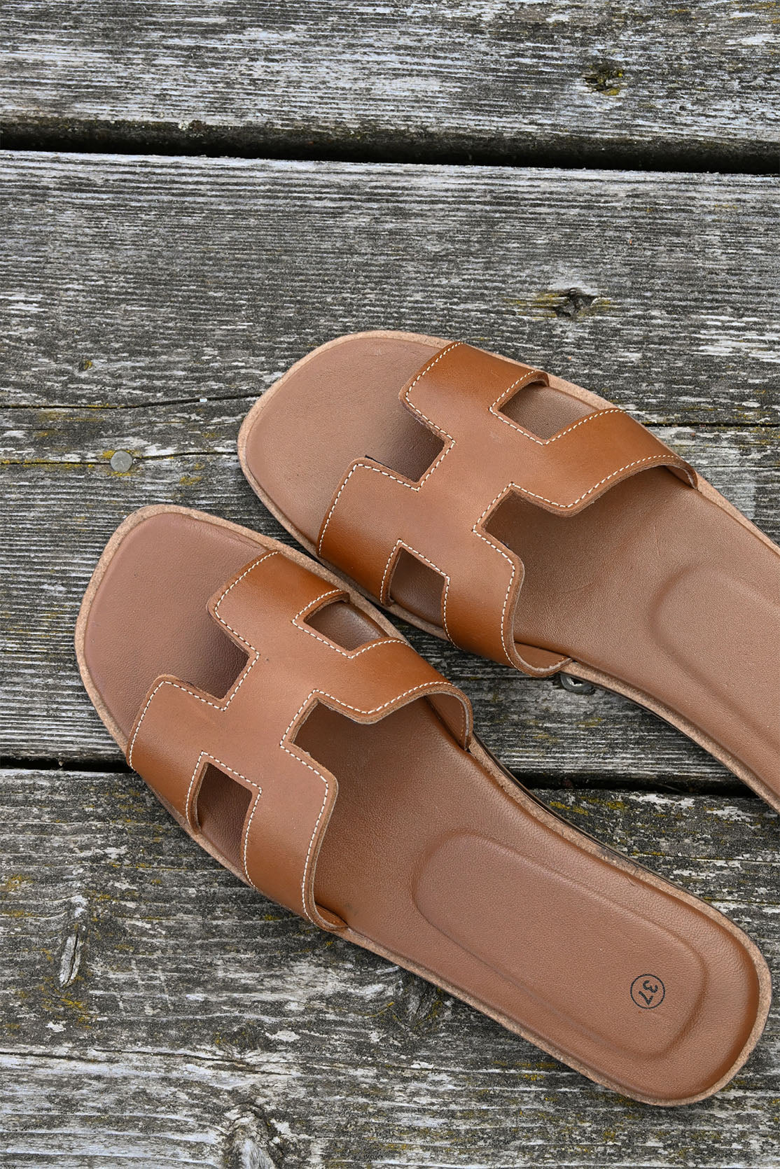 Hyacint Sandal Brun