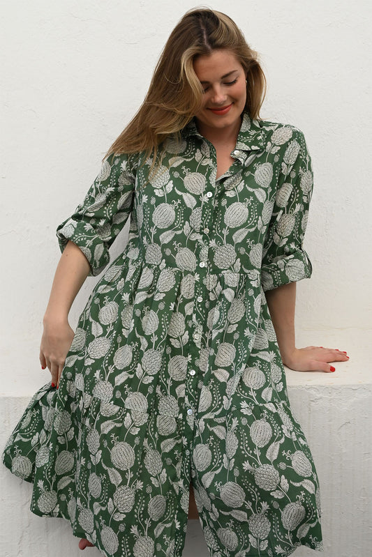 Sophie klänning grön