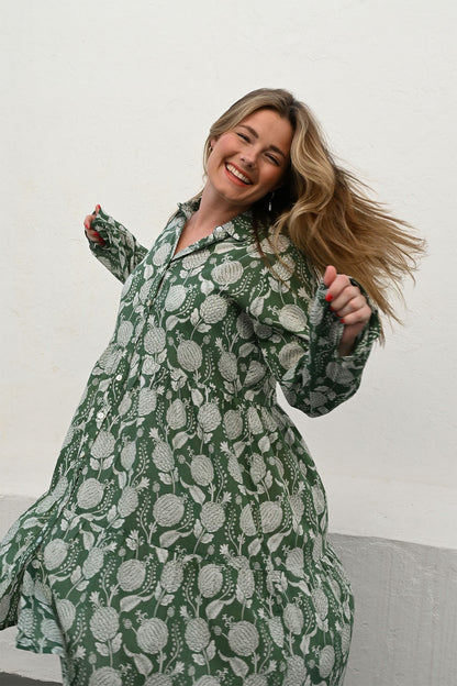 Sophie klänning grön