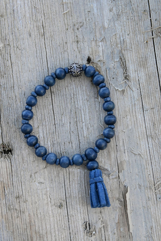 Ajlajk armband Marinblå
