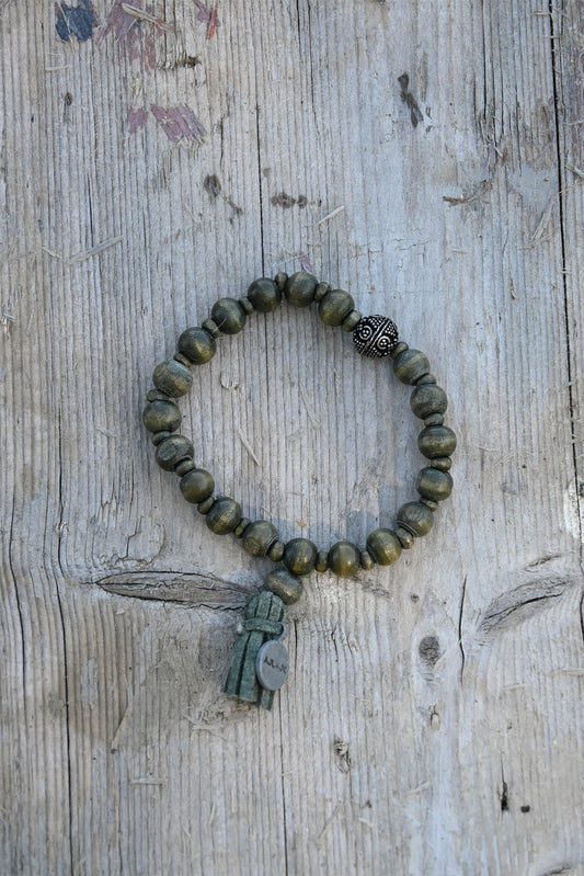 Ajlajk armband Oliv