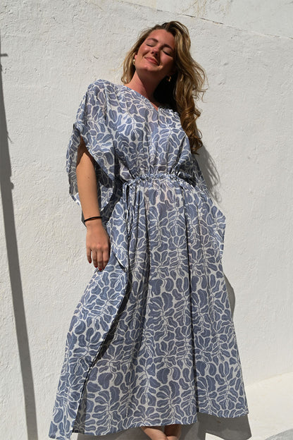 Olivia klänning blå